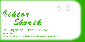 viktor skorik business card